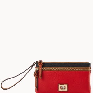 NFL 49ERS Double Zip Wristlet
