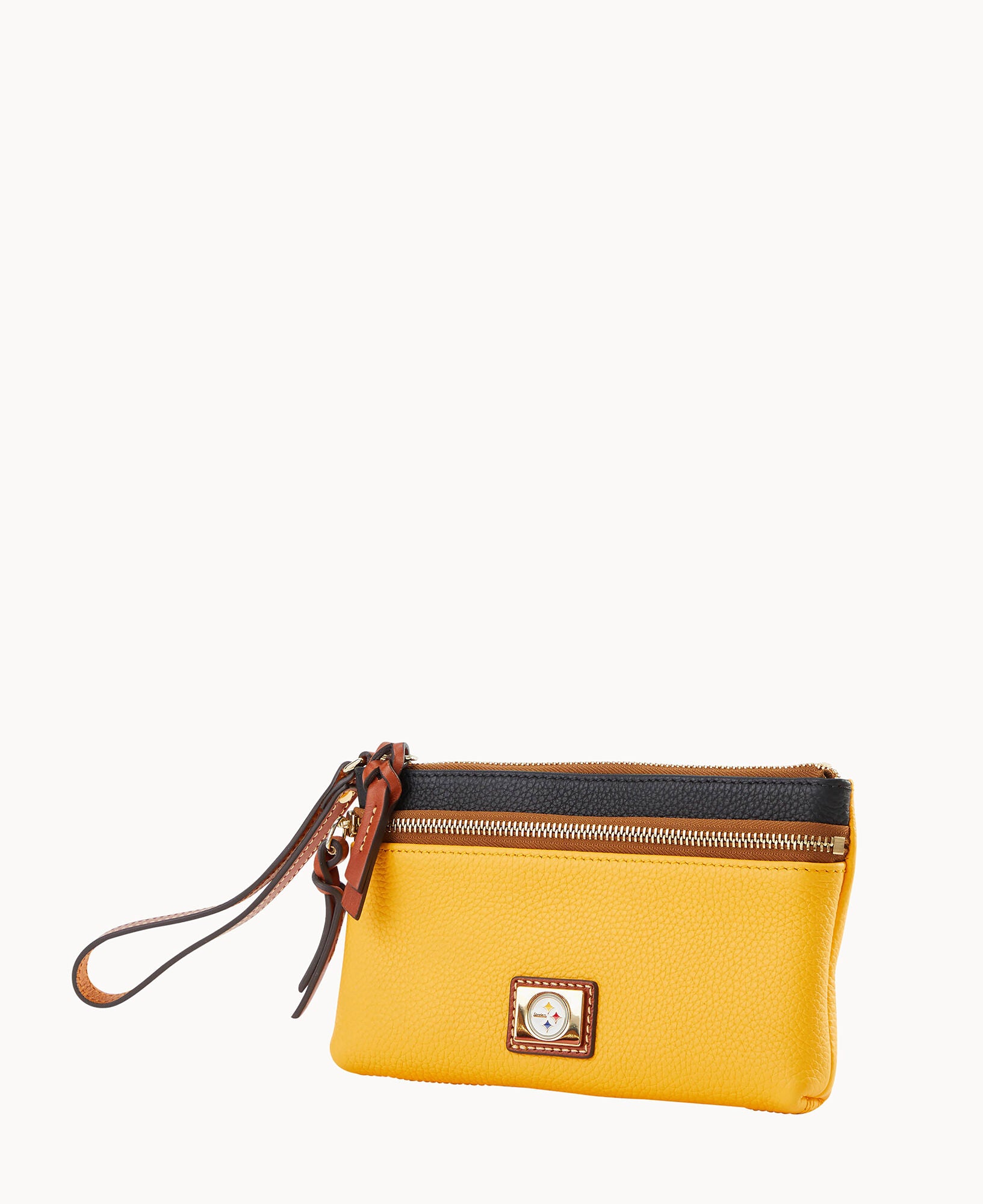 NFL Steelers Double Zip Wristlet - Image 2