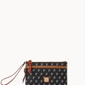 MLB Pirates Double Zip Wristlet