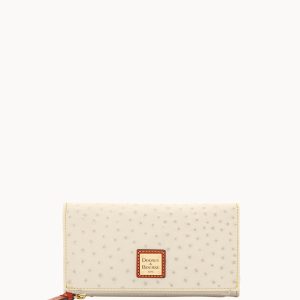 Ostrich Foldover Wallet