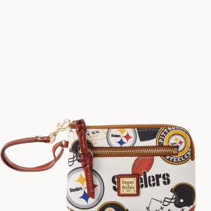 NFL Steelers Zip Around Wristlet