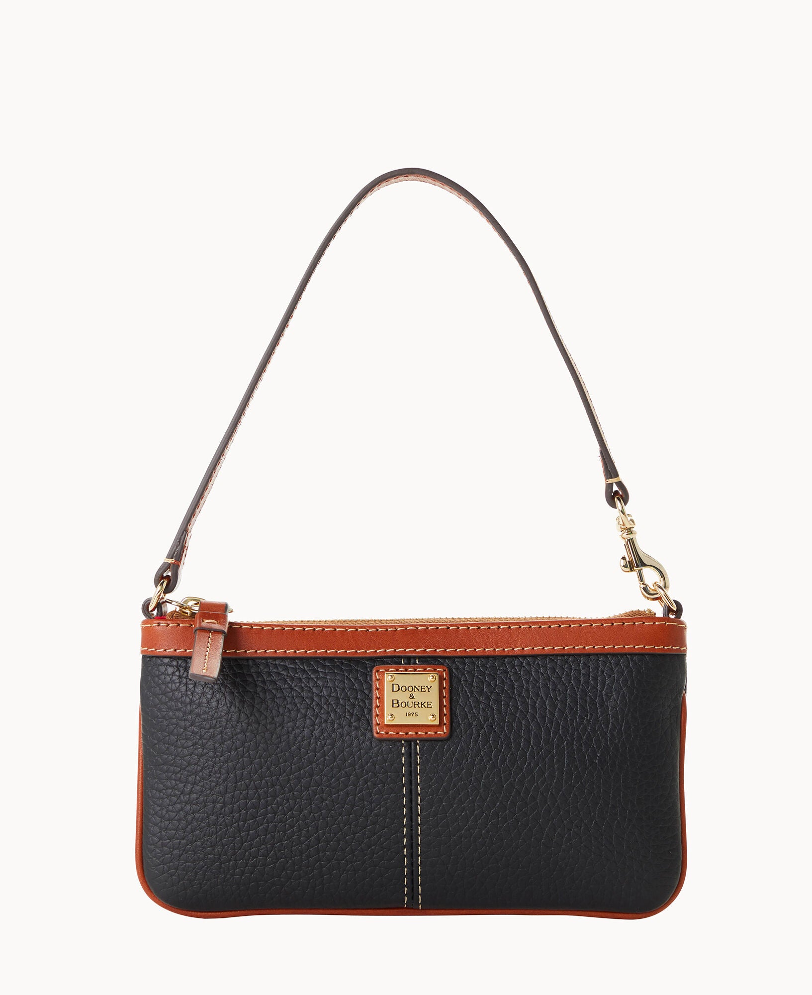 Pre-Loved Pebble Grain Large Slim Wristlet