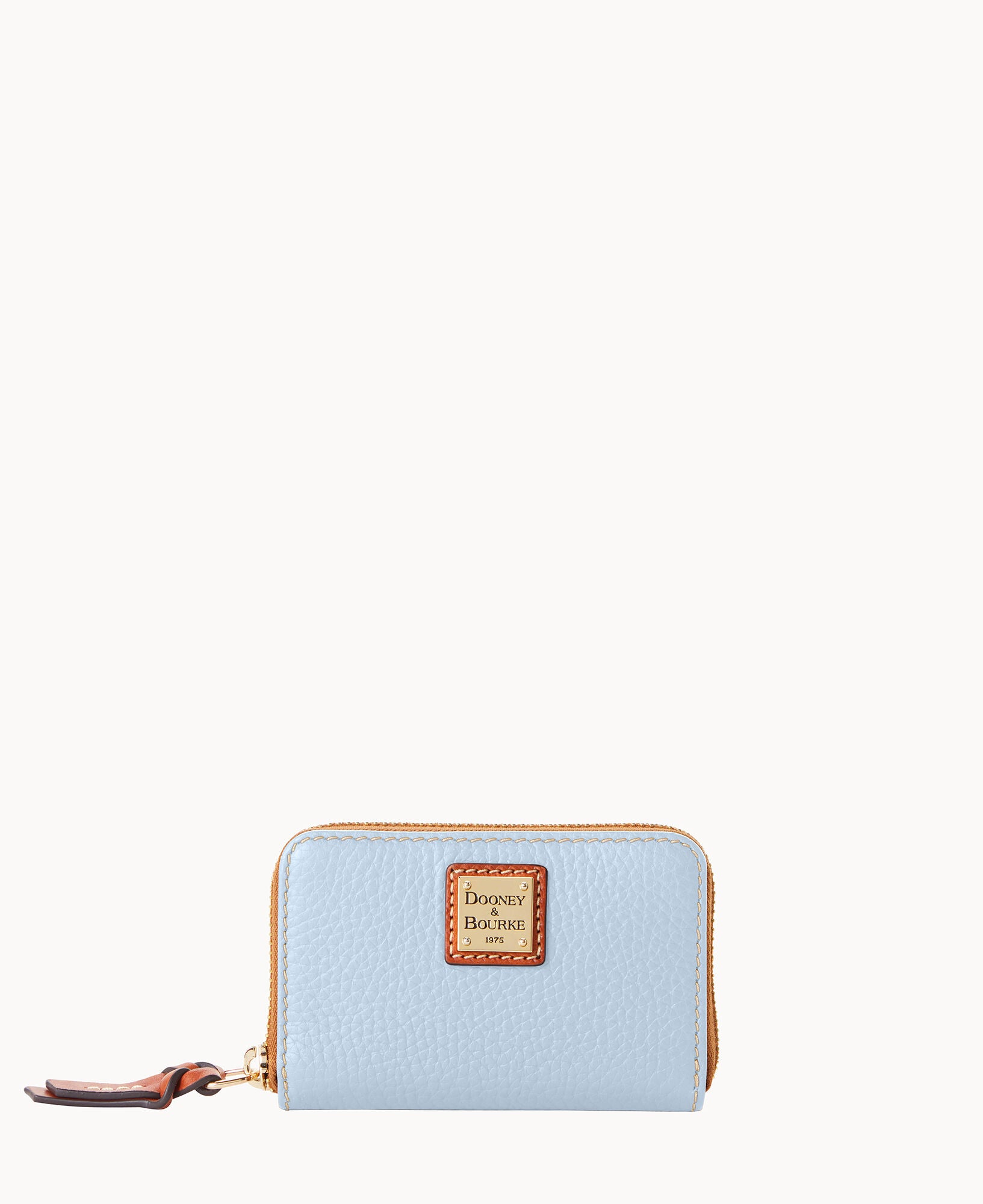 Pebble Grain Large Zip Around Credit Card Case - Image 28