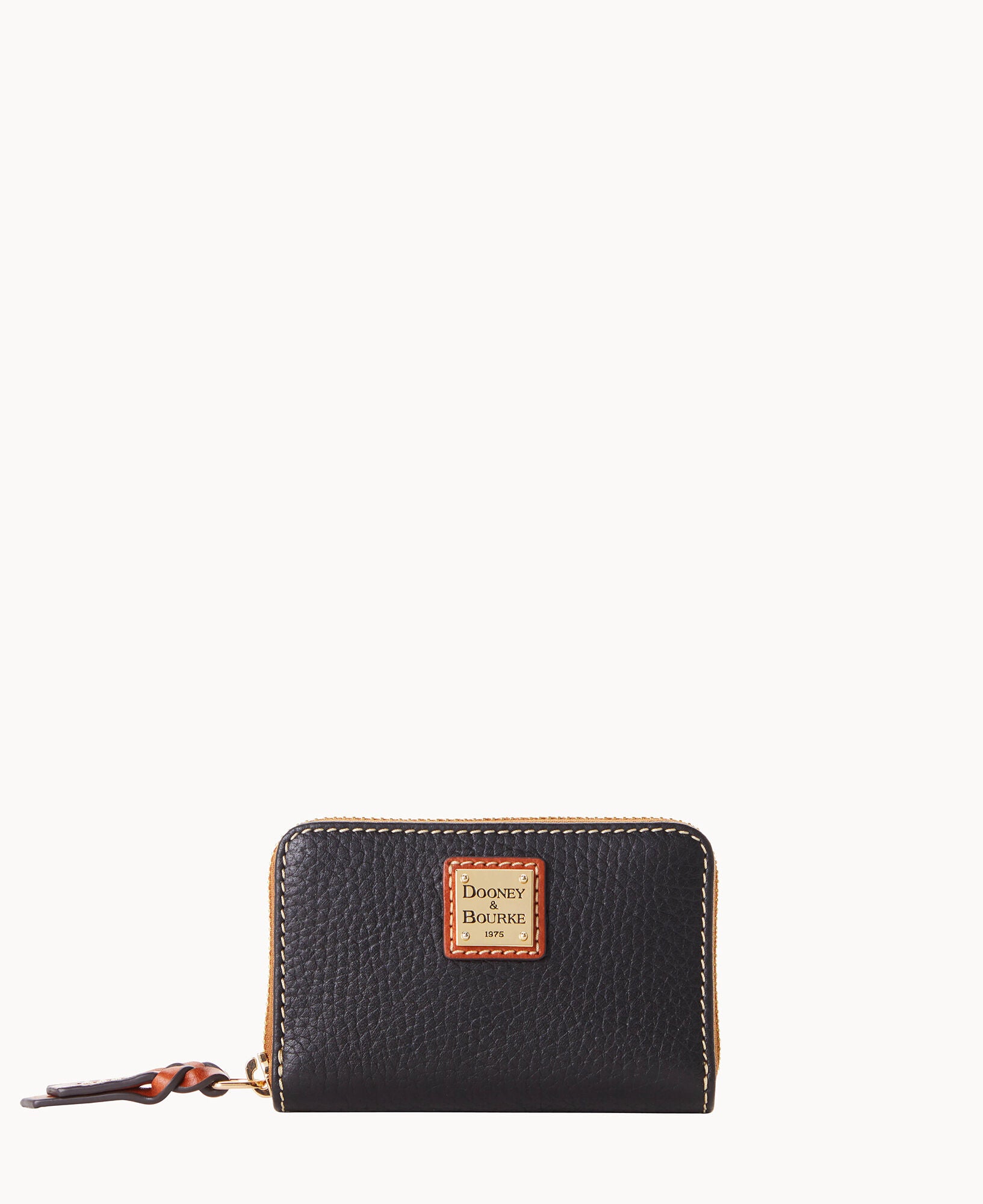 Pebble Grain Large Zip Around Credit Card Case - Image 13