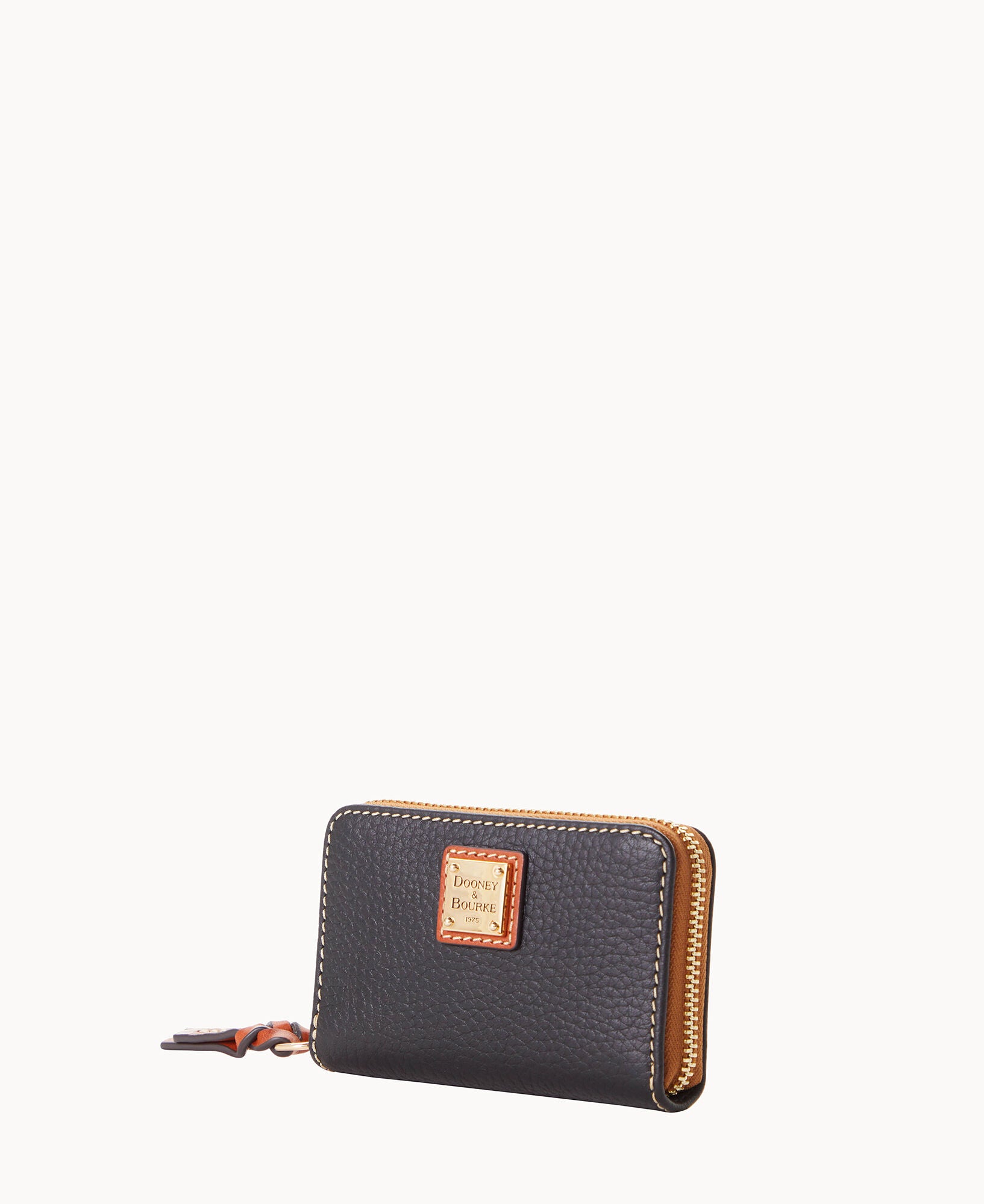Pebble Grain Large Zip Around Credit Card Case - Image 14