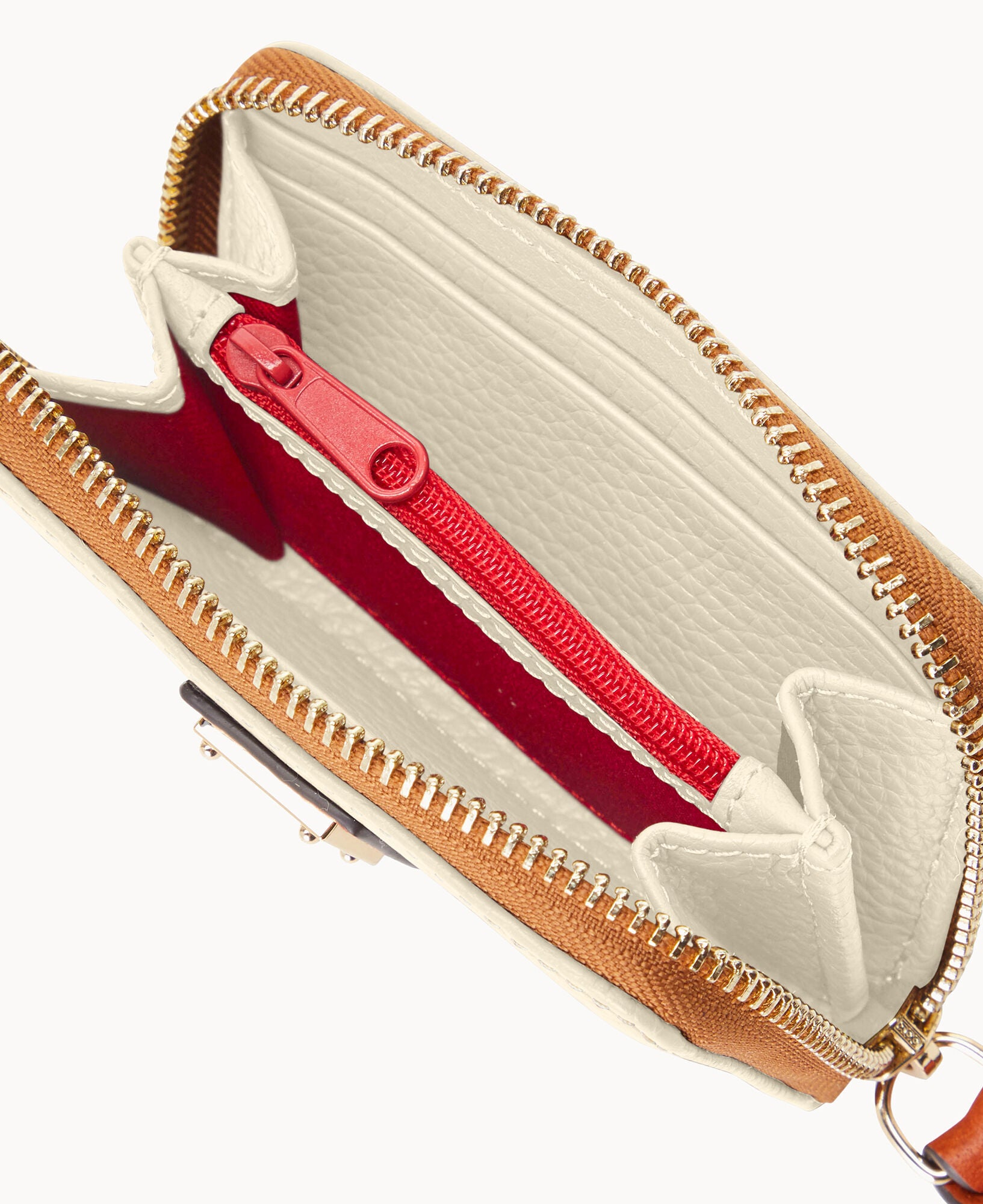 Pebble Grain Large Zip Around Credit Card Case - Image 24