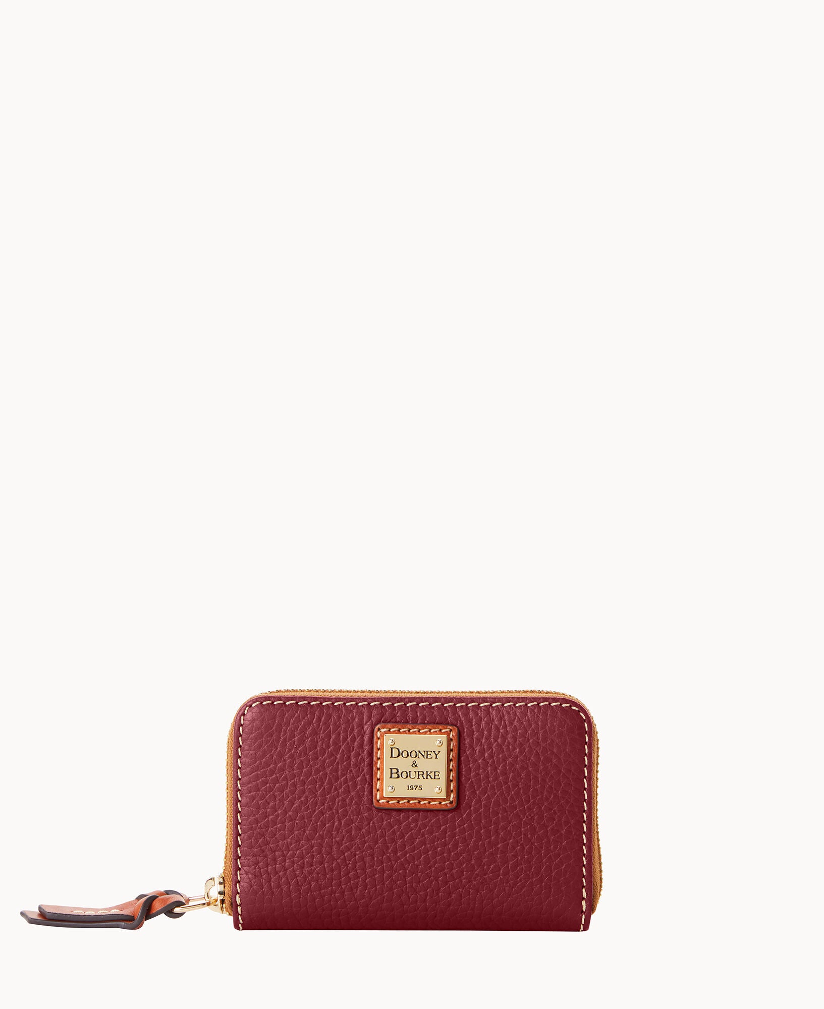 Pebble Grain Large Zip Around Credit Card Case - Image 7
