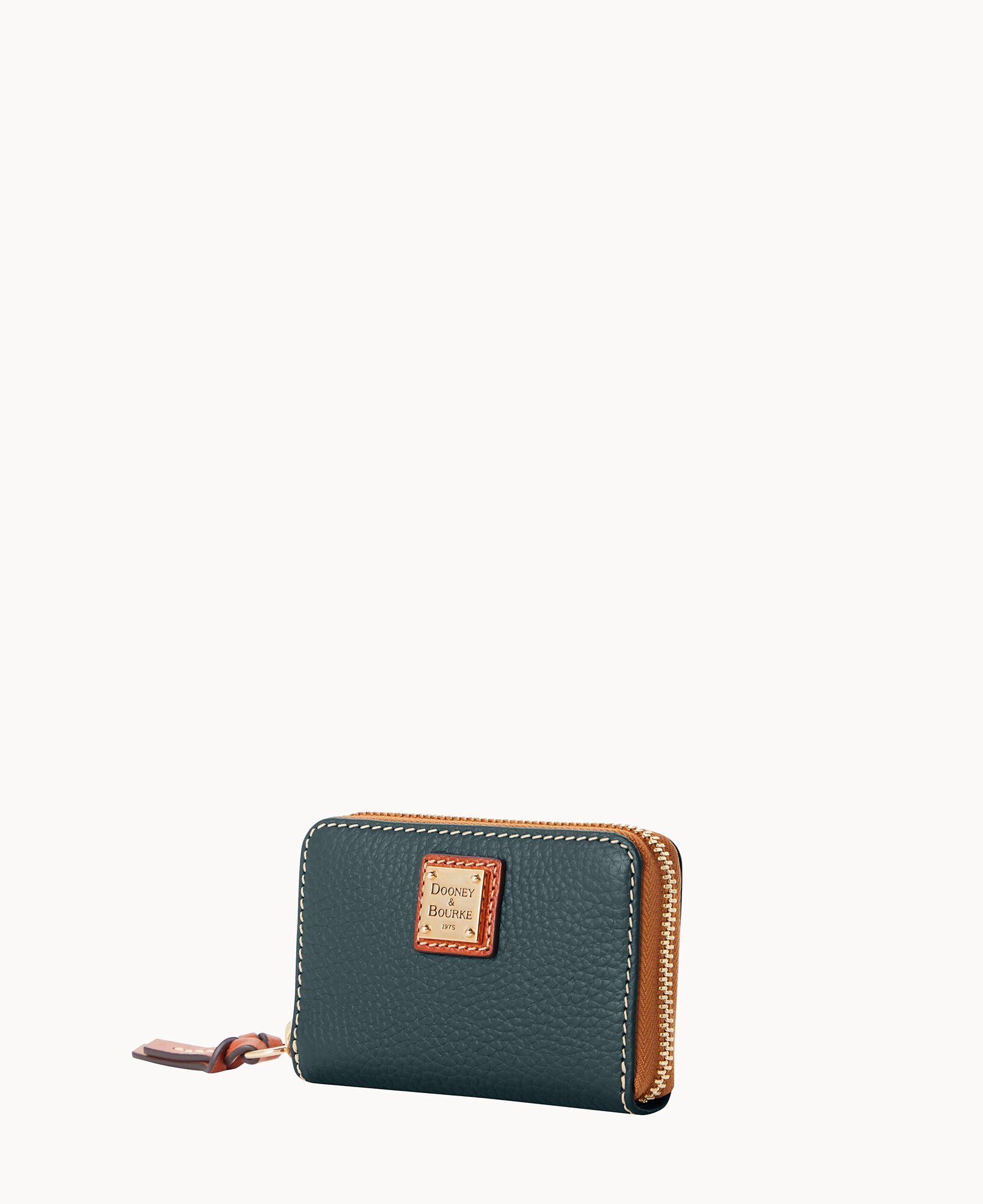 Pebble Grain Large Zip Around Credit Card Case - Image 5