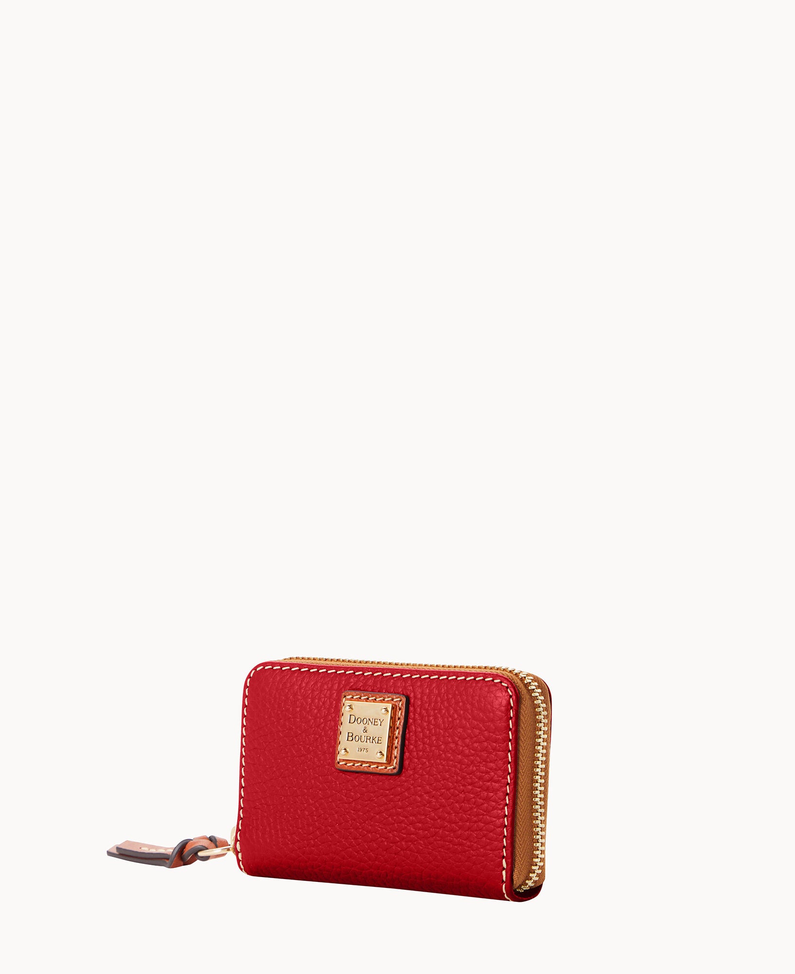 Pebble Grain Large Zip Around Credit Card Case - Image 20
