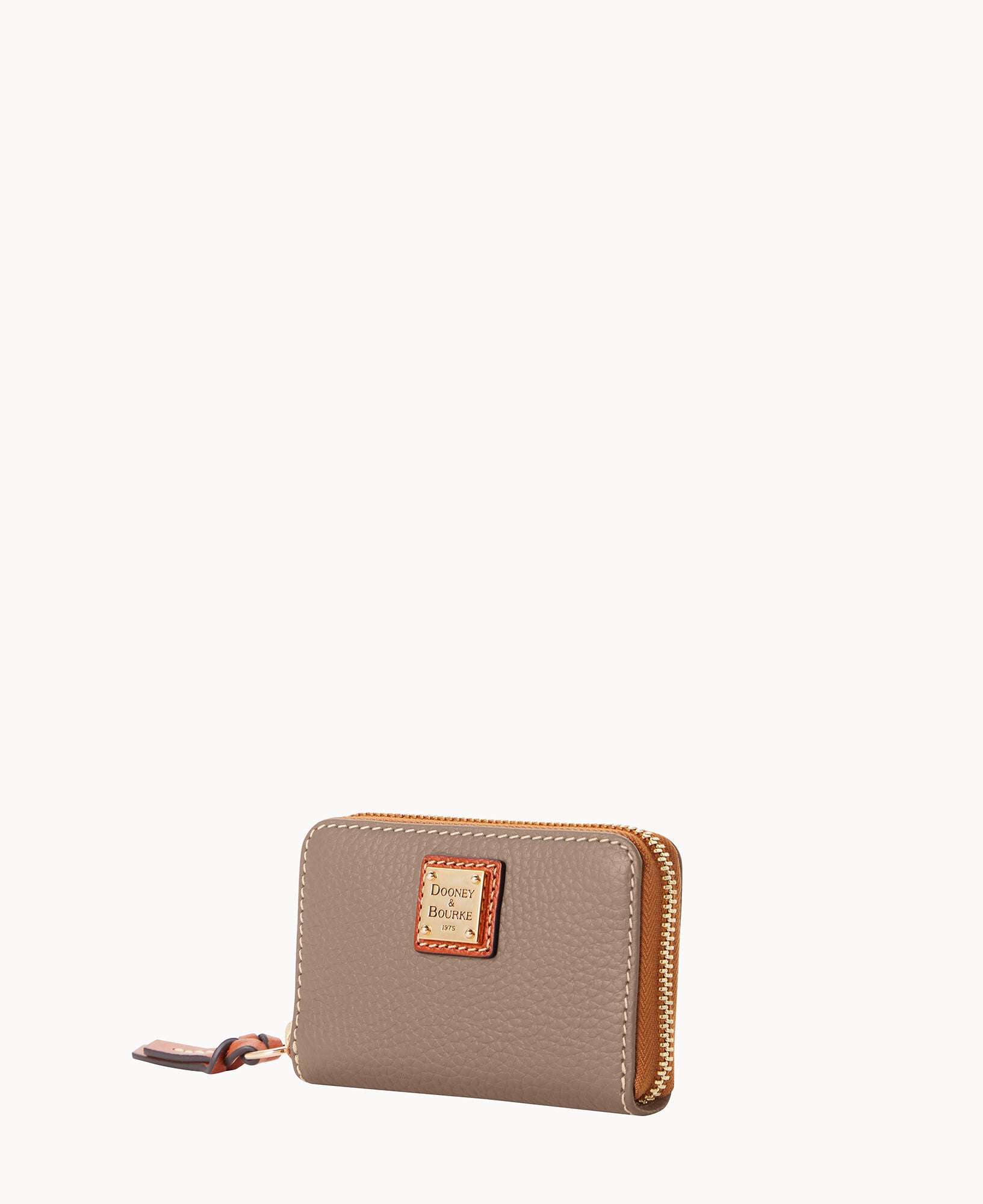 Pebble Grain Large Zip Around Credit Card Case - Image 17