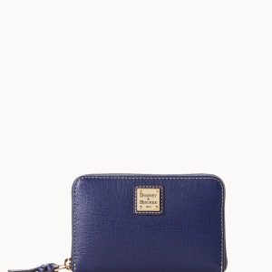 Saffiano Medium Zip Around Wallet