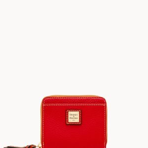 Pebble Grain Small Zip Around Wallet