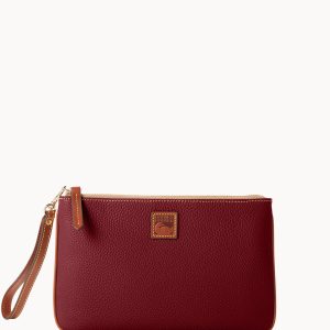 Pebble Grain Large Wristlet