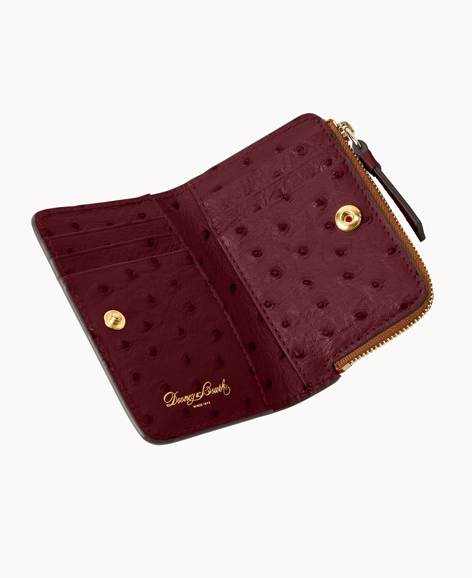Ostrich Zip Credit Card Wallet 12 - Image 21