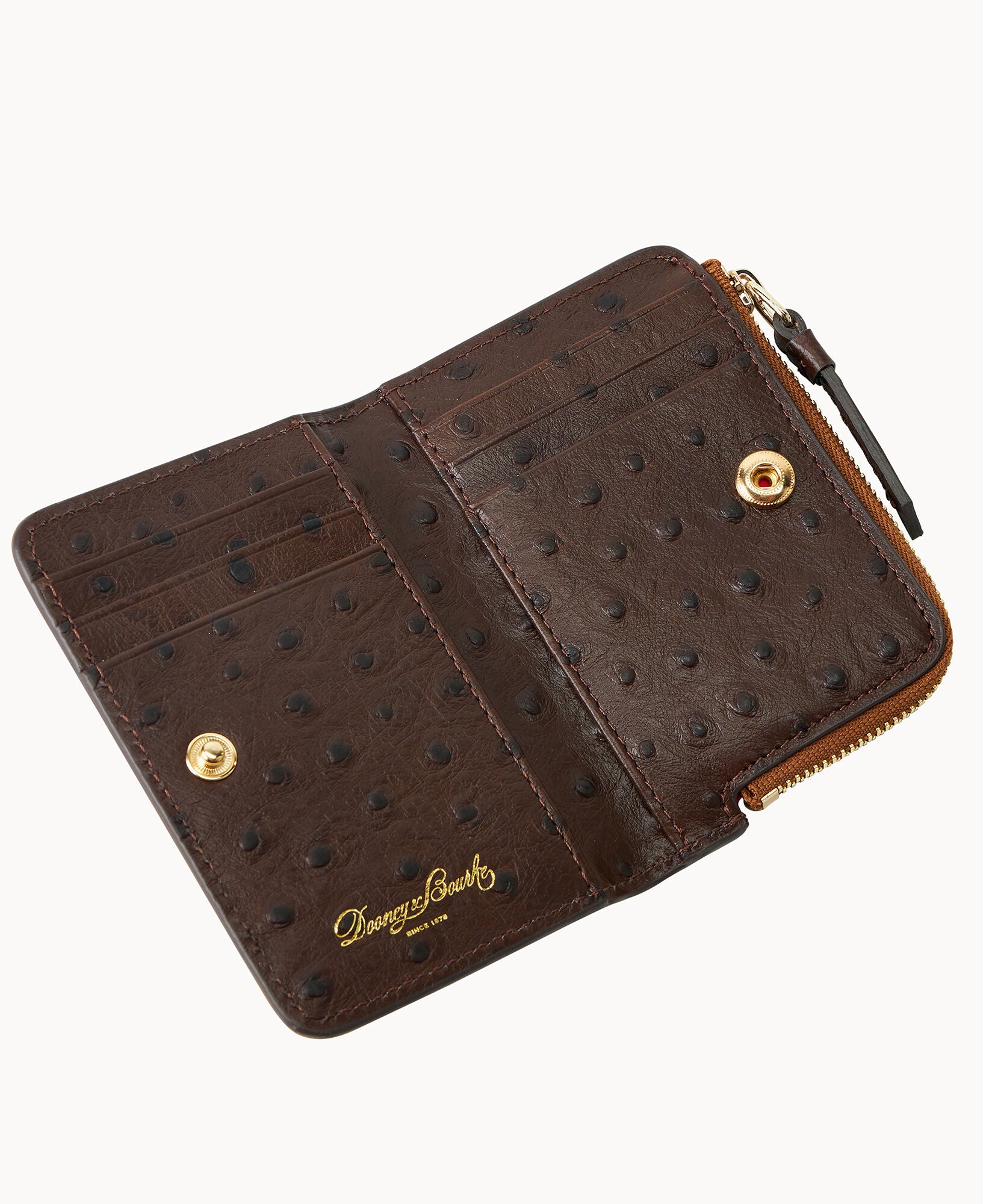 Ostrich Zip Credit Card Wallet 12 - Image 6
