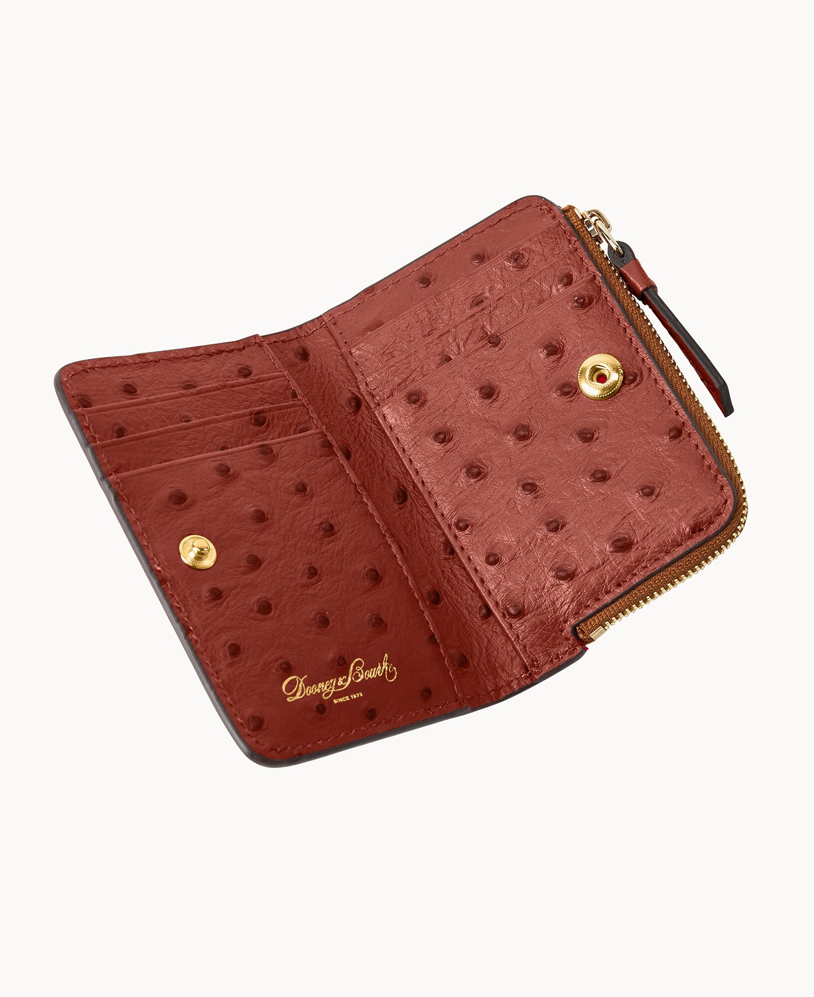 Ostrich Zip Credit Card Wallet 12 - Image 24