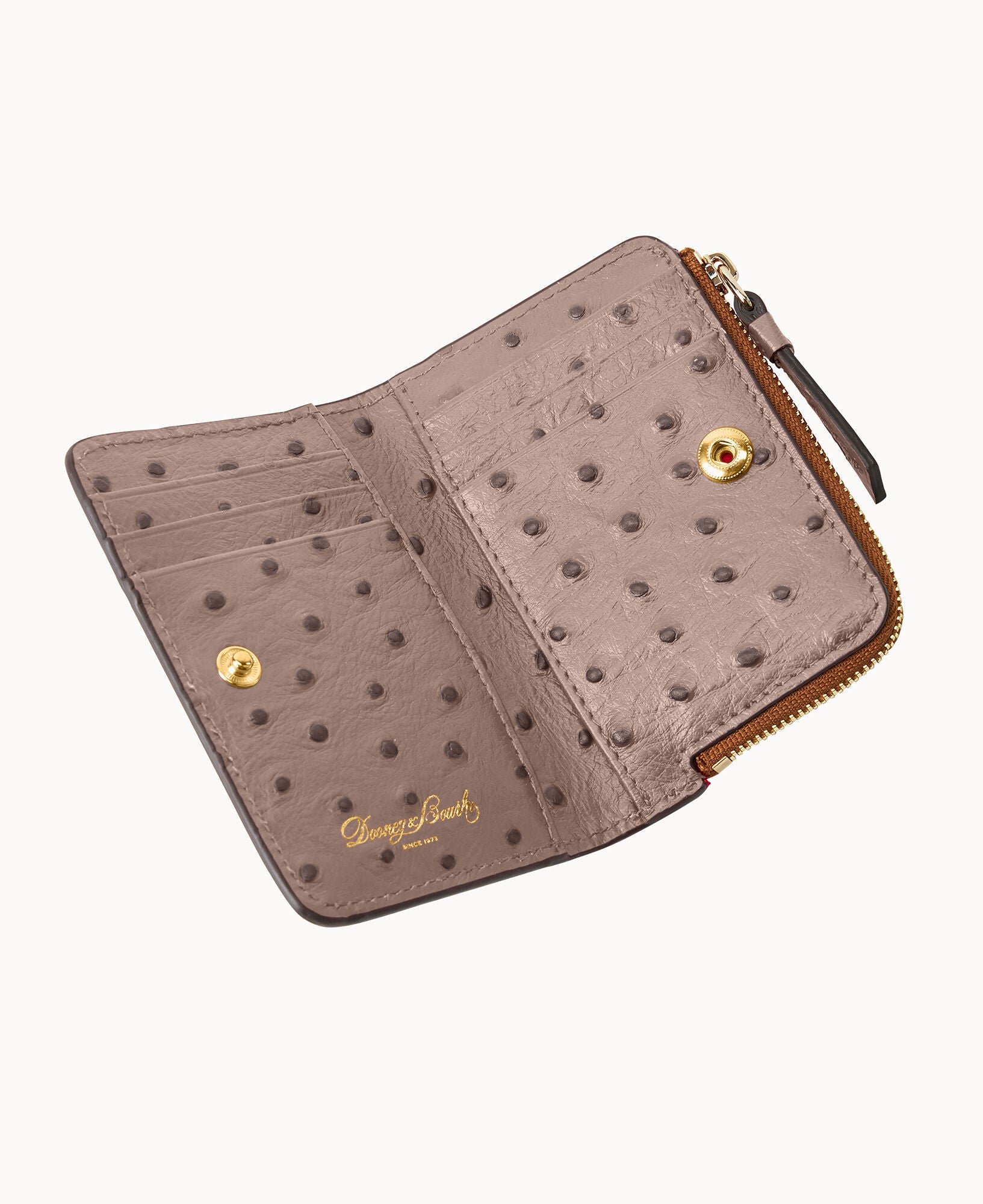 Ostrich Zip Credit Card Wallet 12 - Image 27