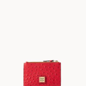 Ostrich Zip Credit Card Case