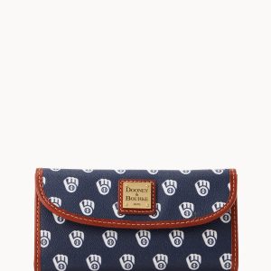 MLB Brewers Continental Clutch