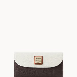 Pebble Color Block Continental Clutch