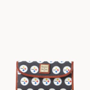 NFL Steelers Continental Clutch