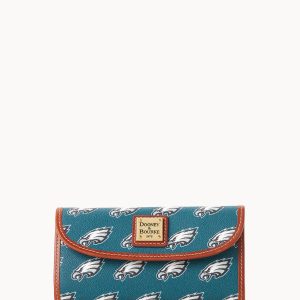 NFL Eagles Continental Clutch