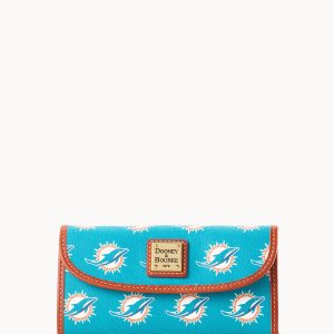 NFL Dolphins Continental Clutch