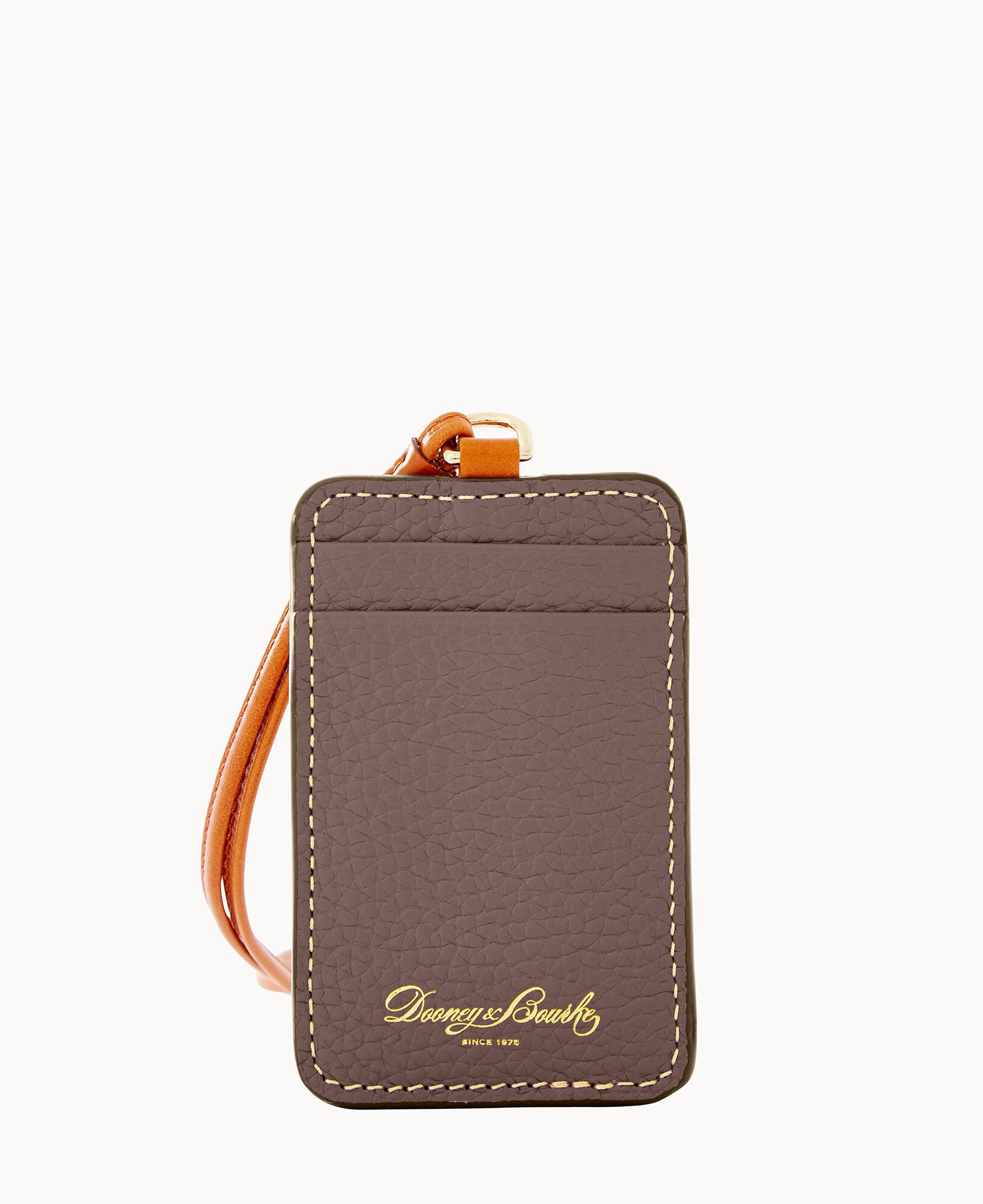 Pebble Grain Lanyard ID Holder