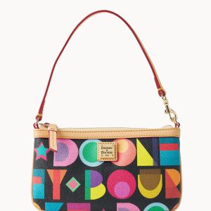 Art Deco Large Slim Wristlet