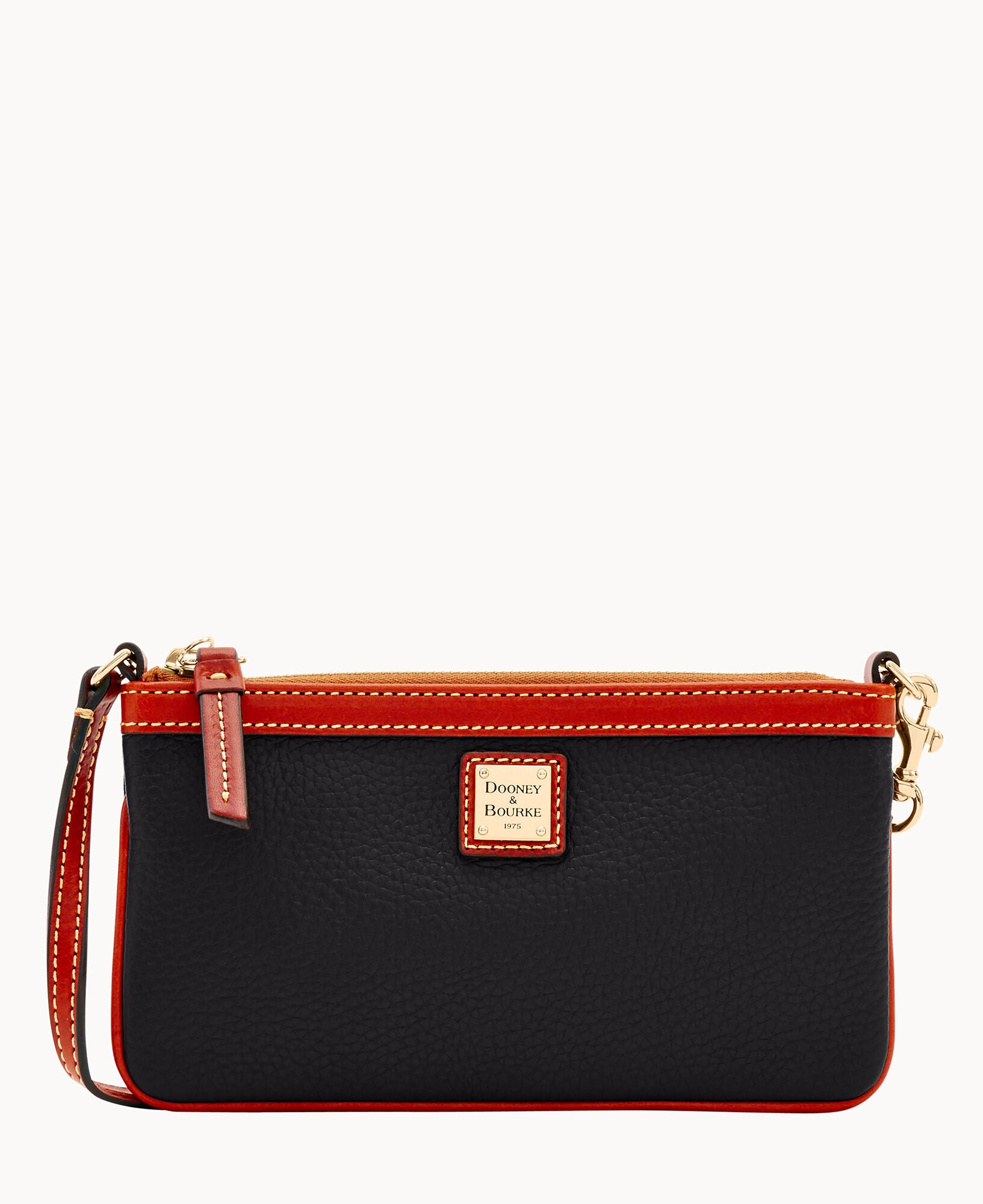 Pebble Grain Large Slim Wristlet - Image 13