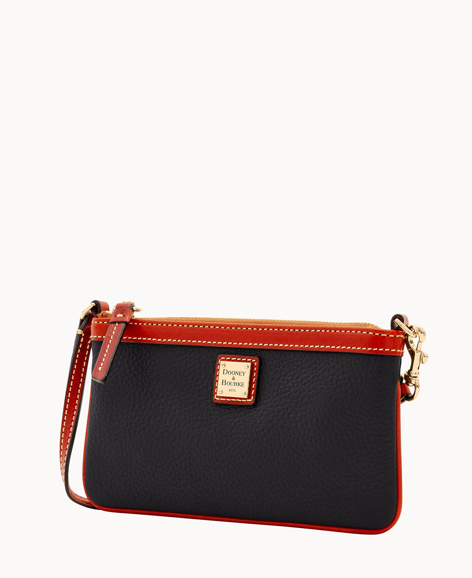 Pebble Grain Large Slim Wristlet - Image 14