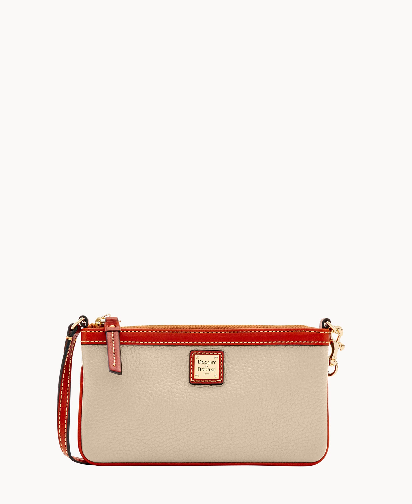 Pebble Grain Large Slim Wristlet - Image 10