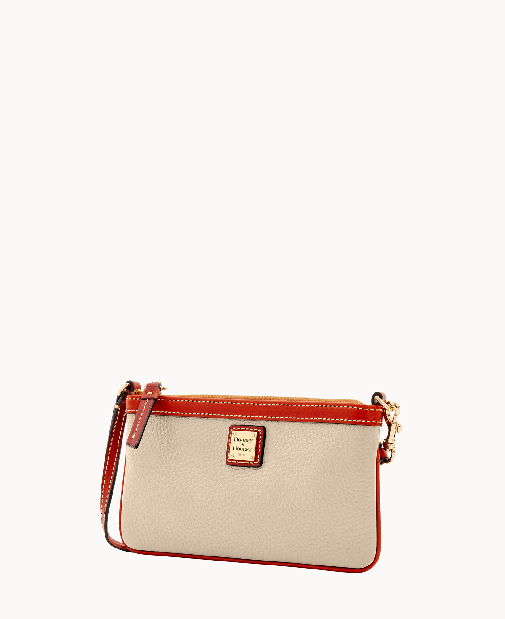 Pebble Grain Large Slim Wristlet - Image 11