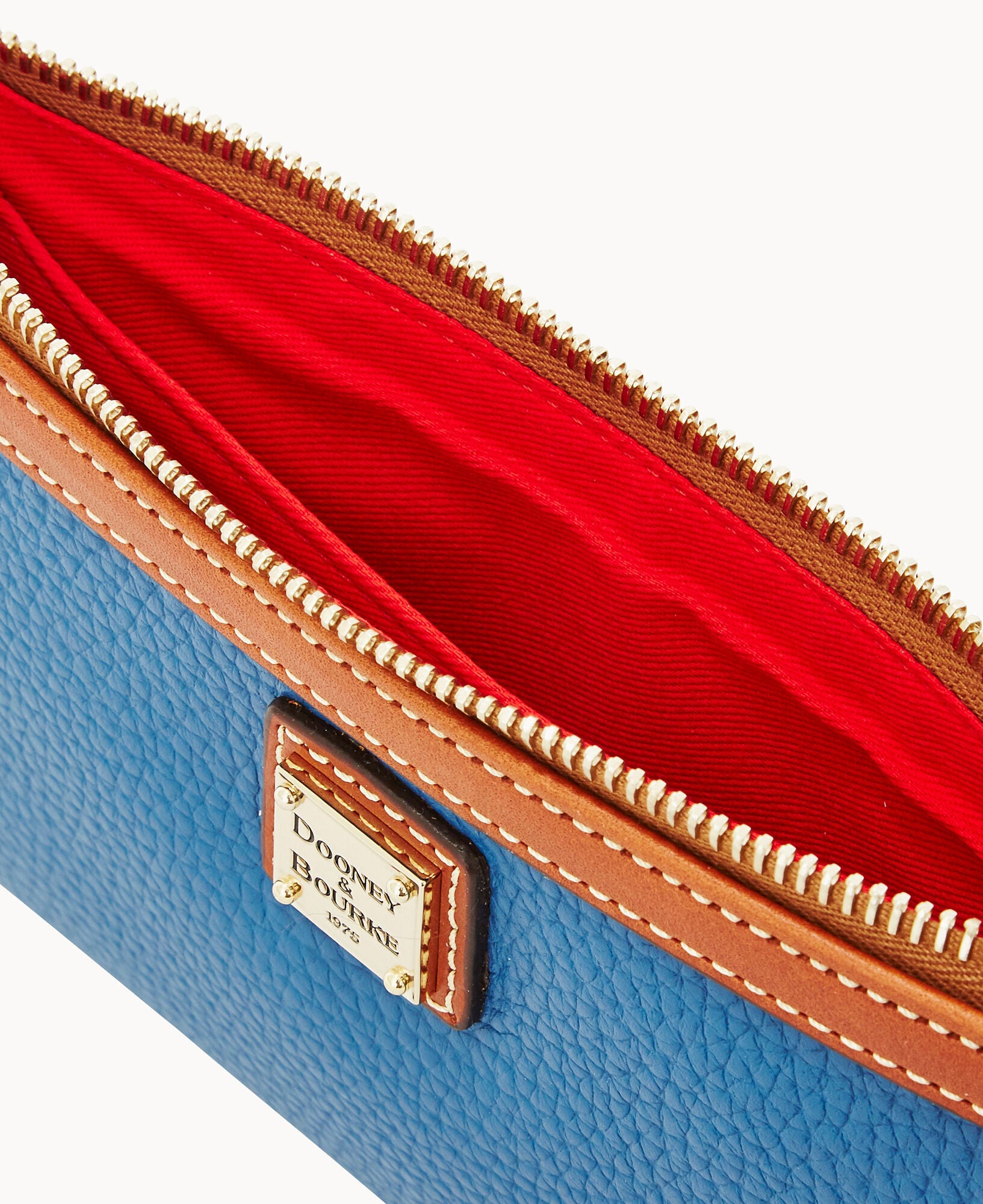Pebble Grain Large Slim Wristlet - Image 29
