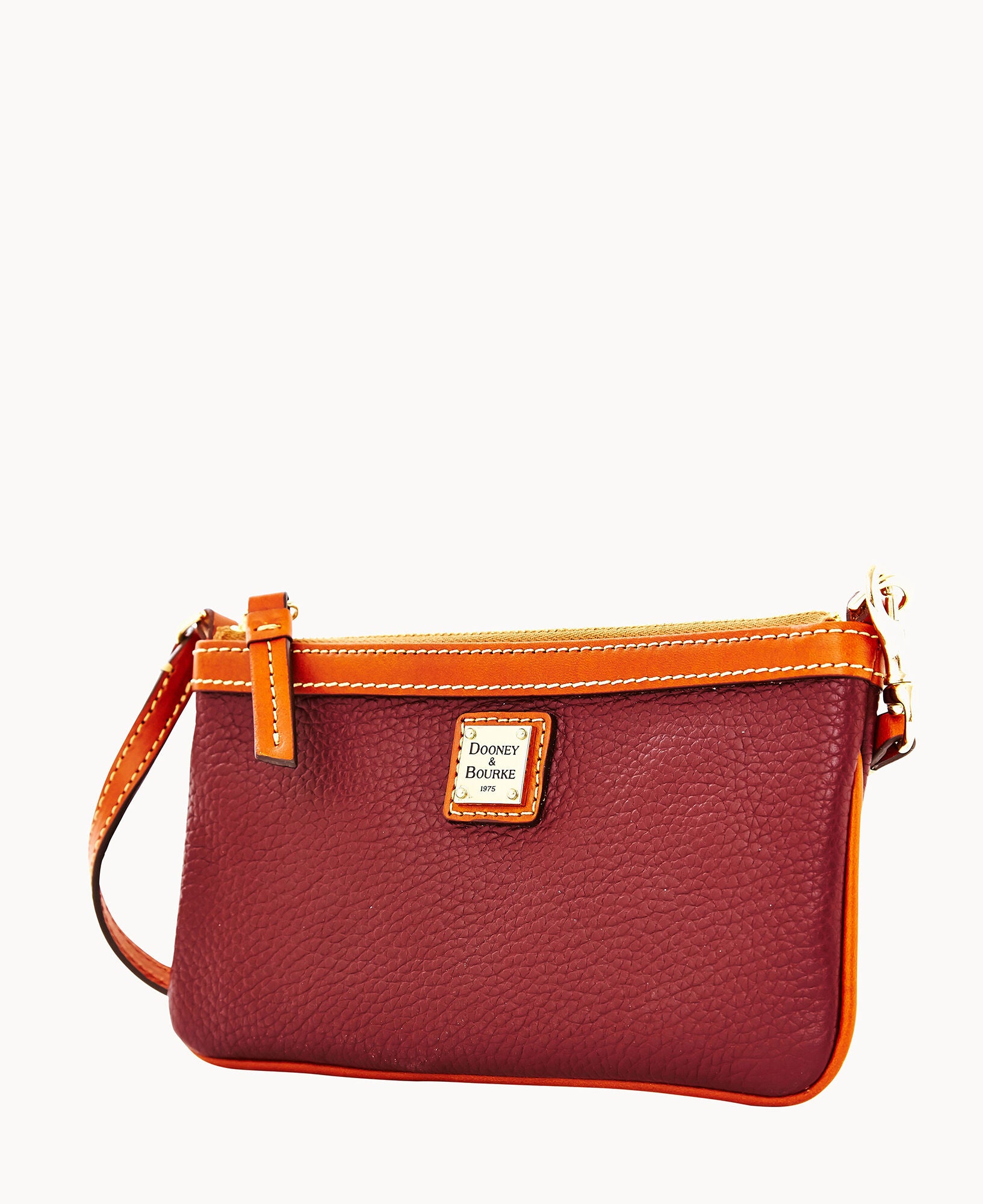 Pebble Grain Large Slim Wristlet - Image 9