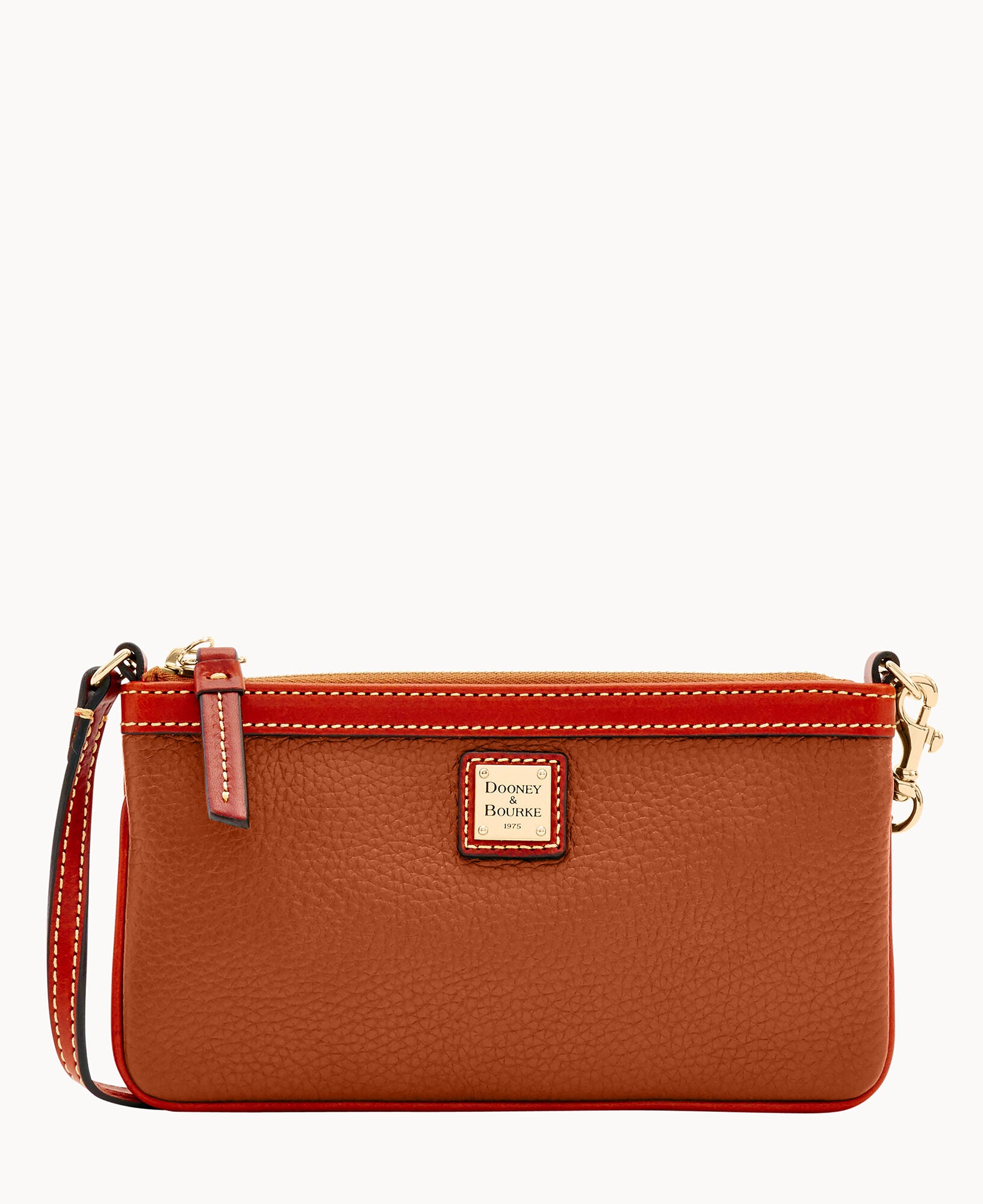 Pebble Grain Large Slim Wristlet - Image 24