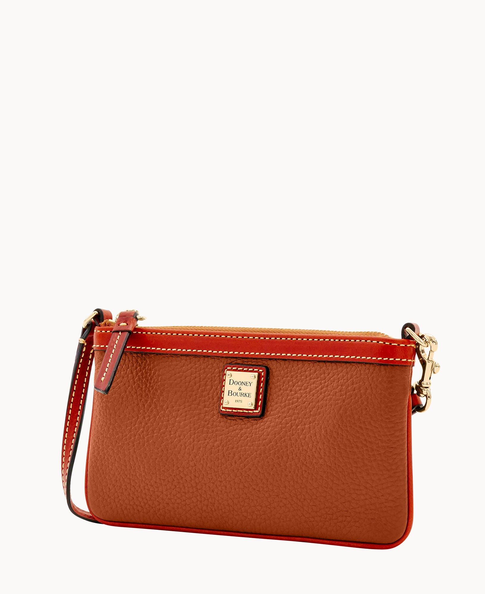 Pebble Grain Large Slim Wristlet - Image 25