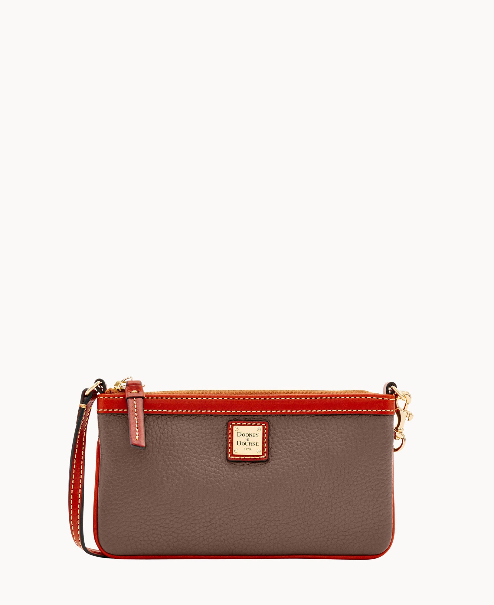 Pebble Grain Large Slim Wristlet - Image 18