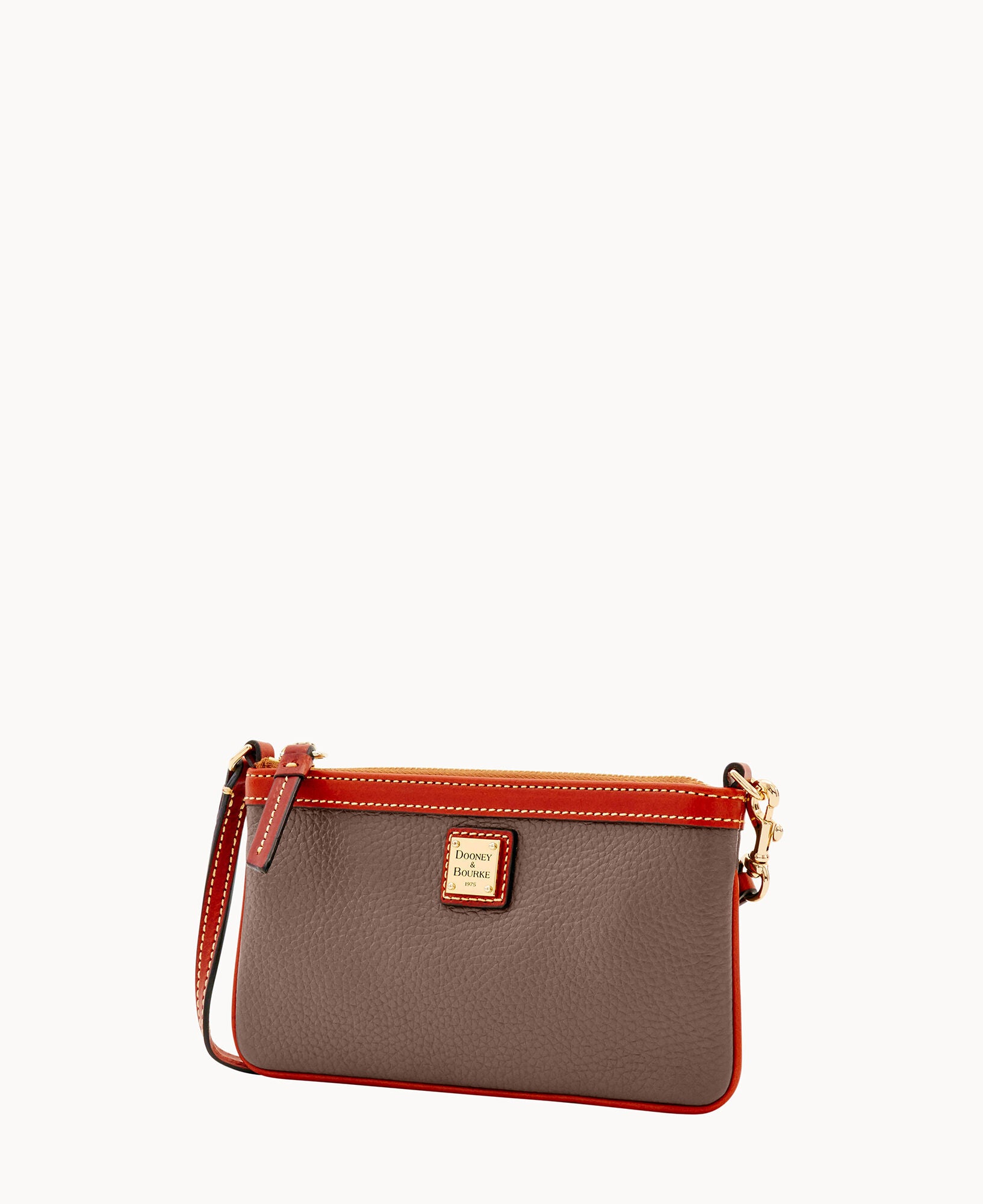 Pebble Grain Large Slim Wristlet - Image 19