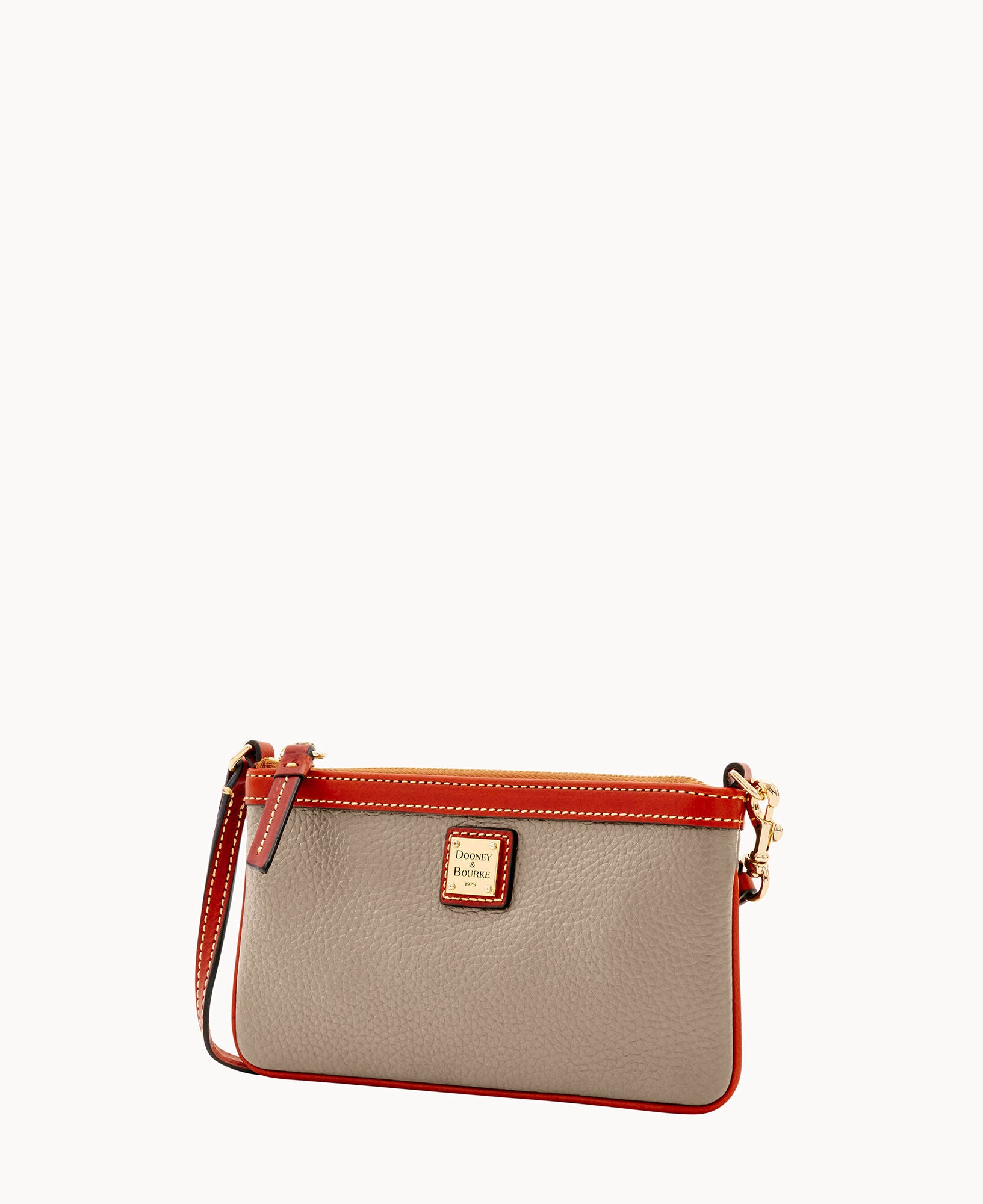 Pebble Grain Large Slim Wristlet - Image 16