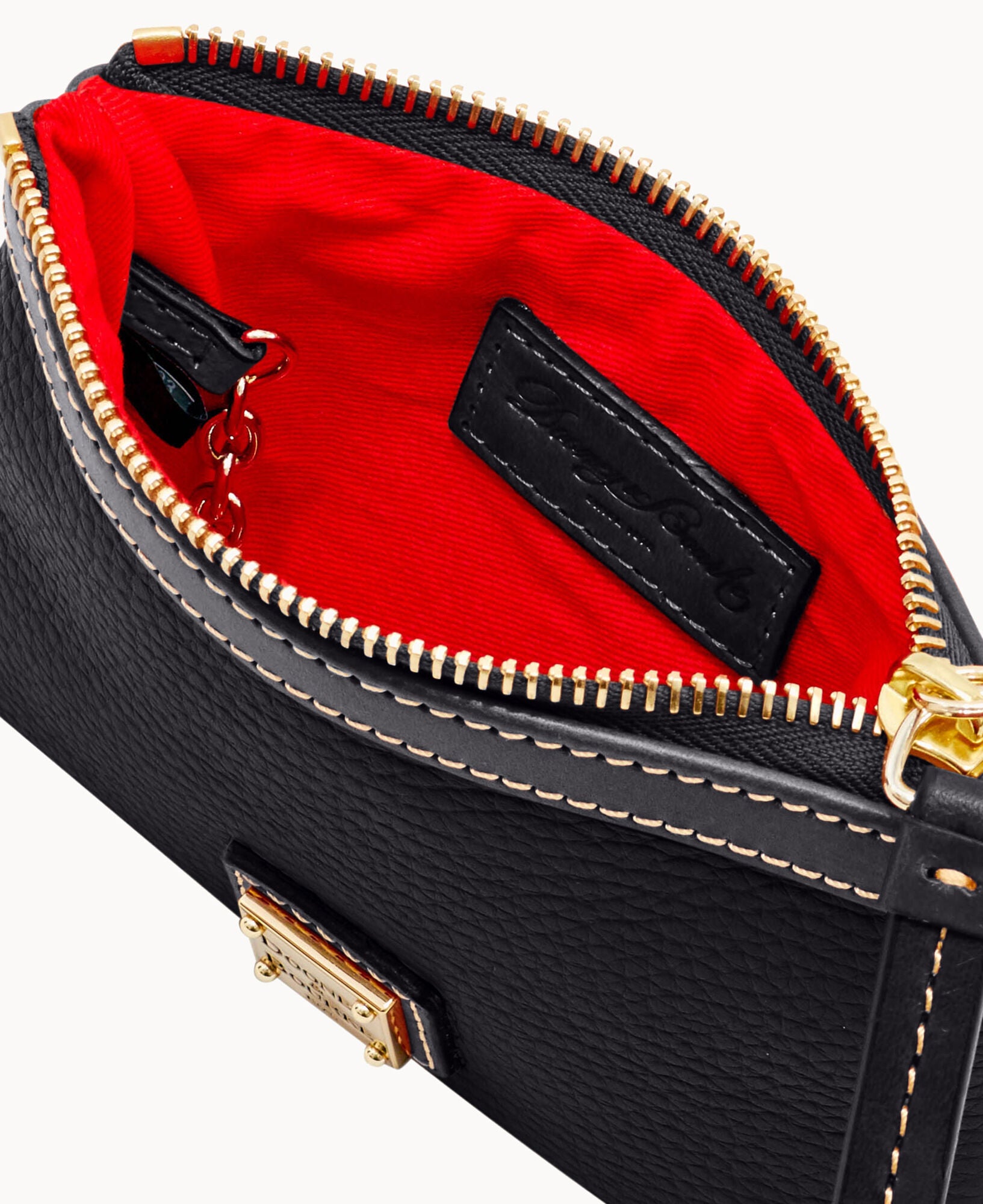 Pebble Grain Medium Wristlet - Image 12