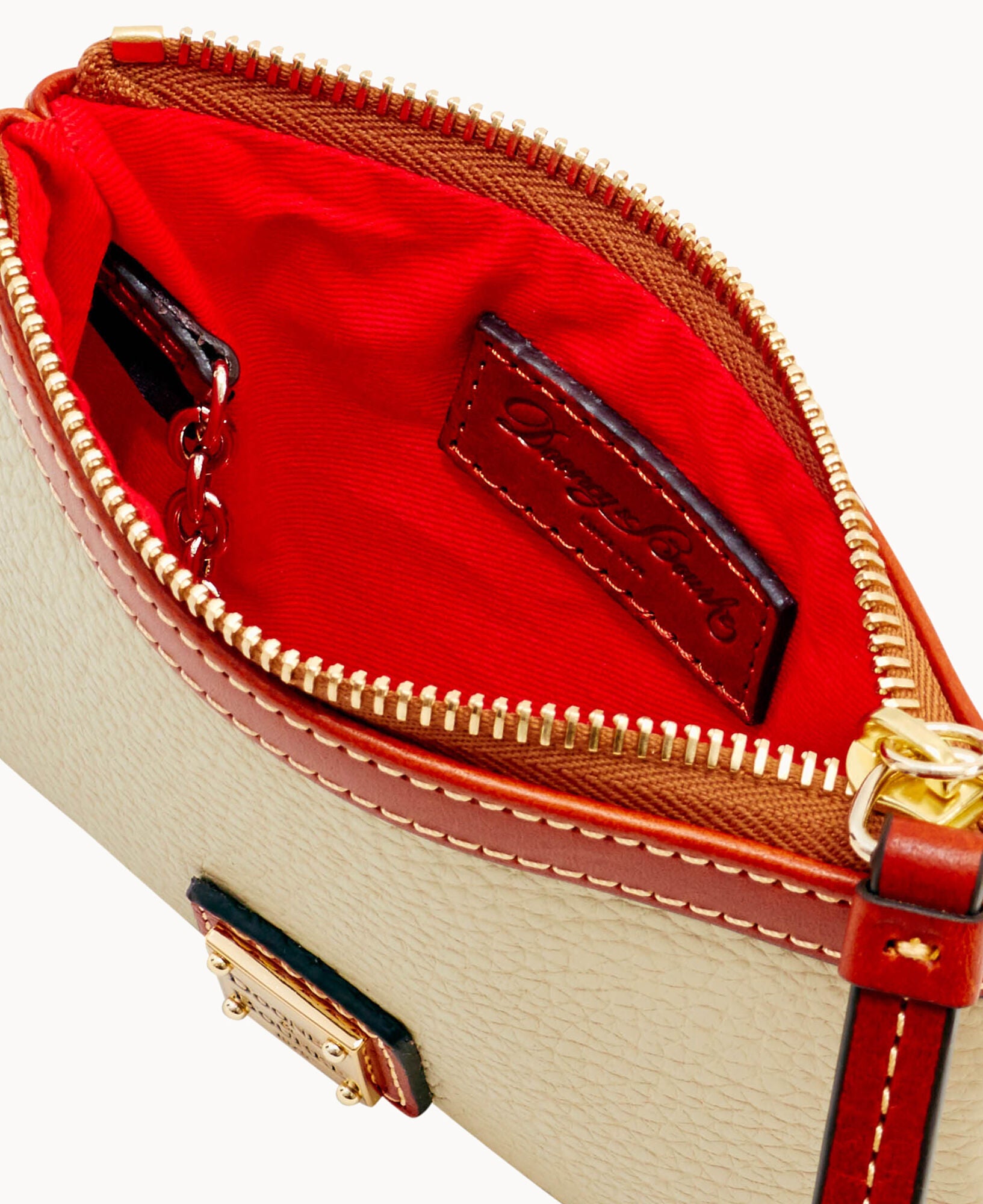 Pebble Grain Medium Wristlet - Image 6