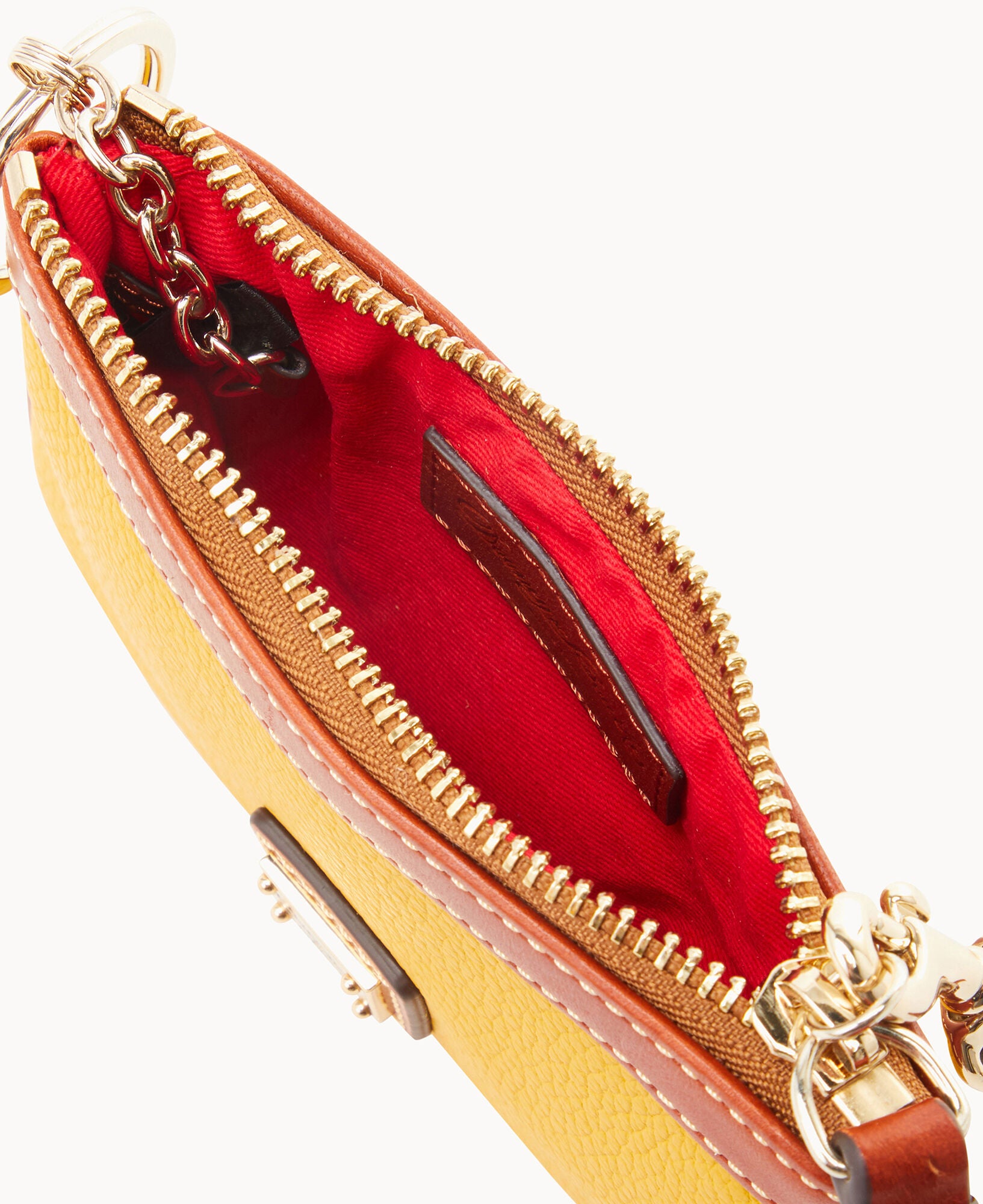 Pebble Grain Medium Wristlet - Image 3