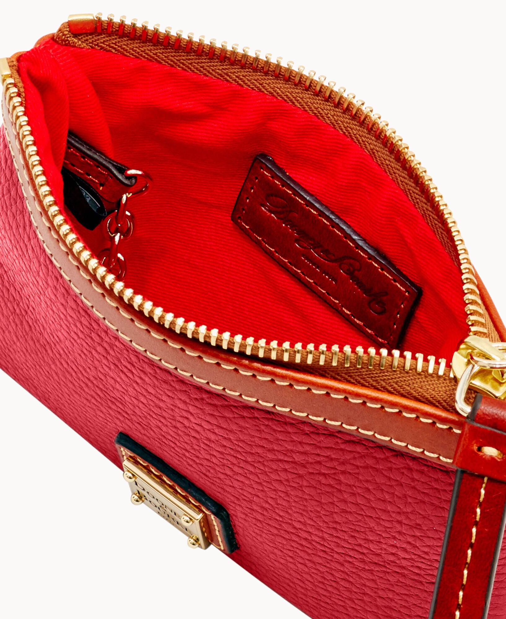 Pebble Grain Medium Wristlet - Image 17