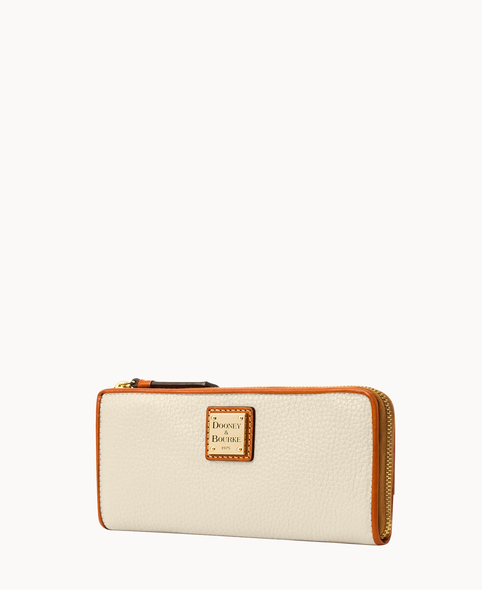 Pebble Grain Zip Clutch - Image 11