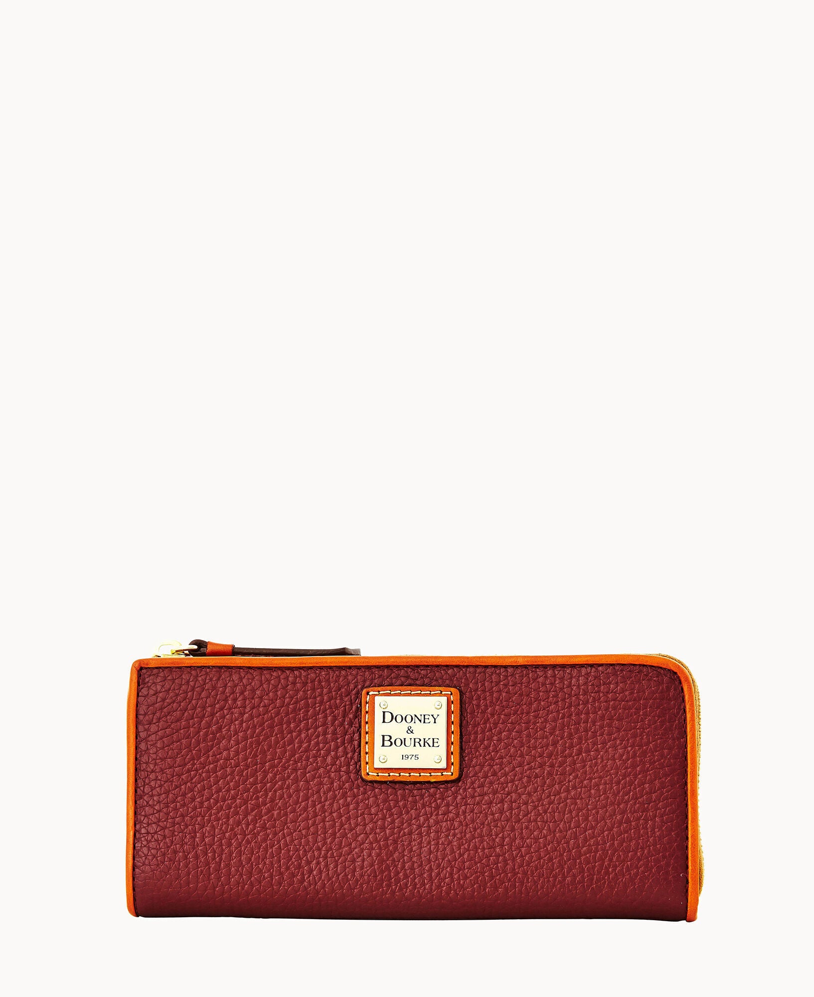 Pebble Grain Zip Clutch - Image 7