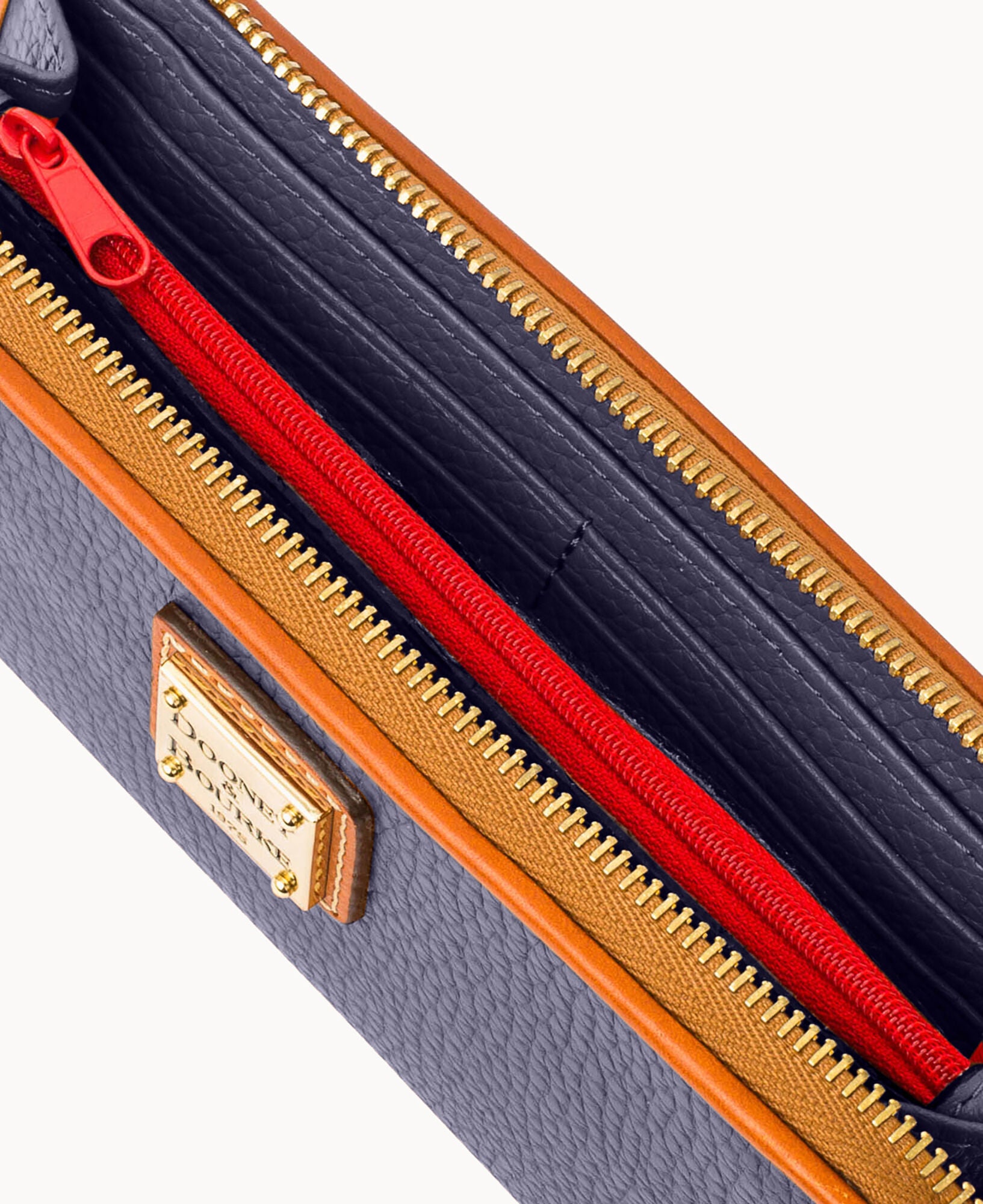 Pebble Grain Zip Clutch - Image 18