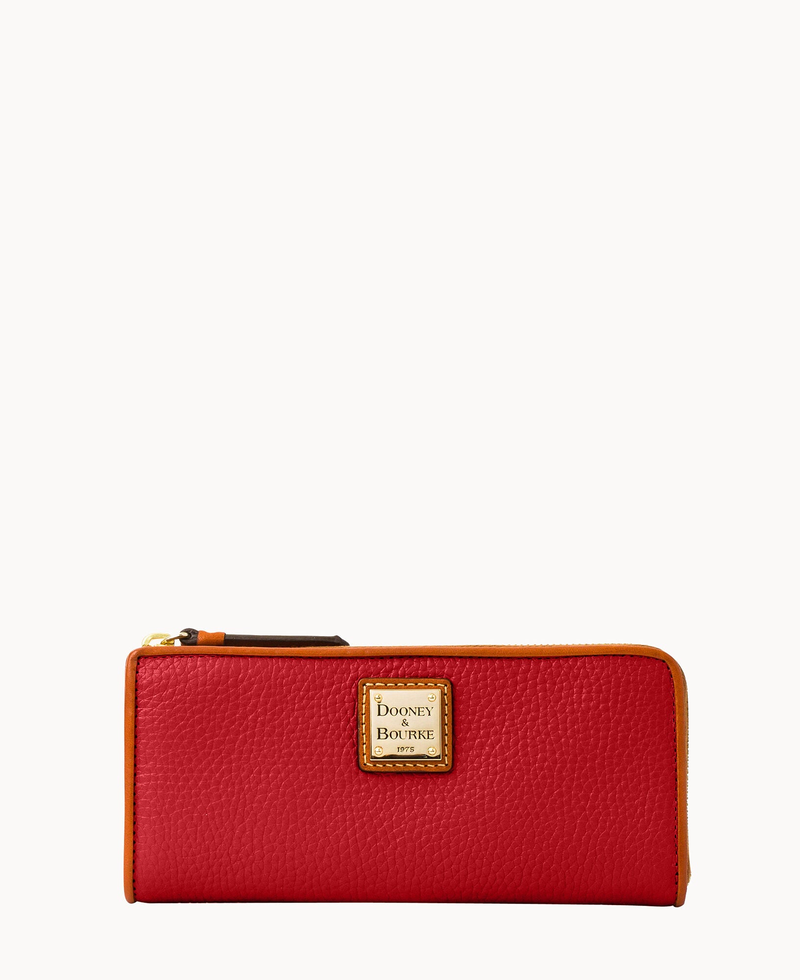 Pebble Grain Zip Clutch - Image 25