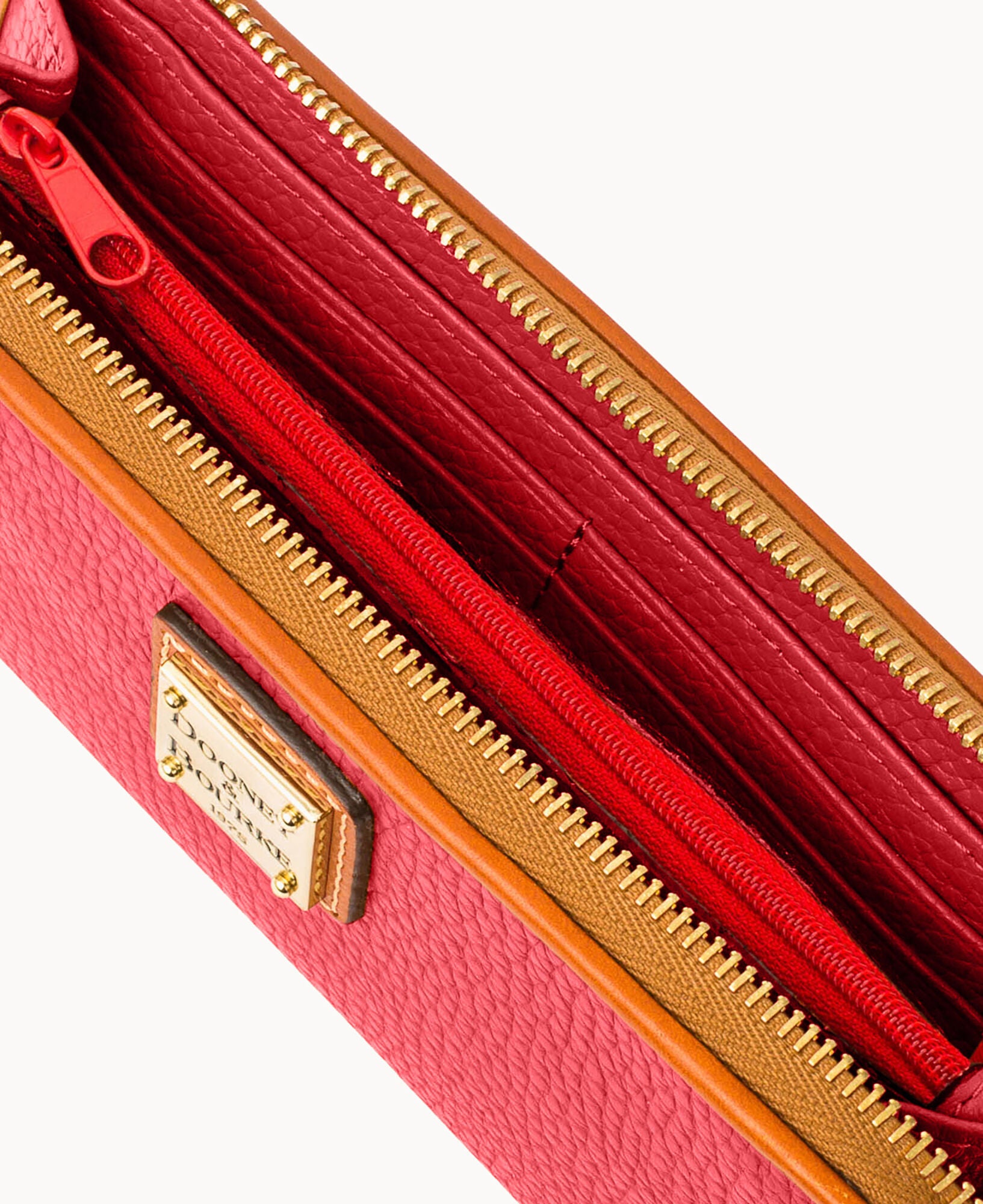 Pebble Grain Zip Clutch - Image 27