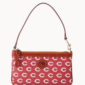 MLB Reds Large Slim Wristlet